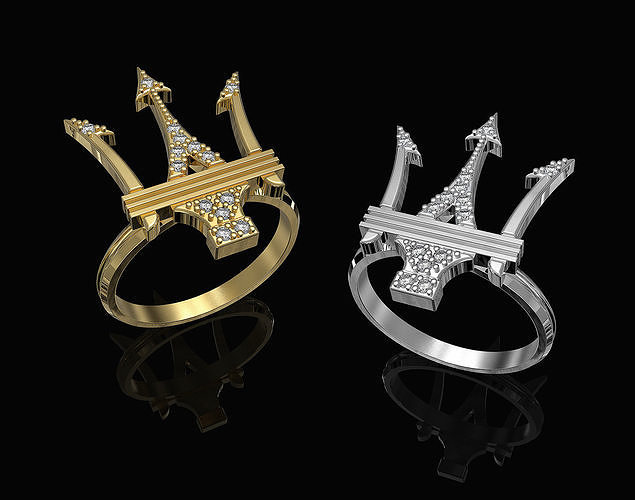 Poseidon Ring  3D print model