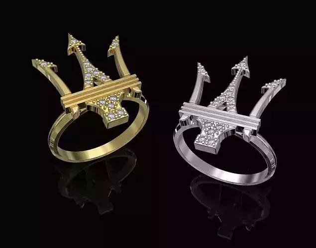Poseidon Ring  3D print model