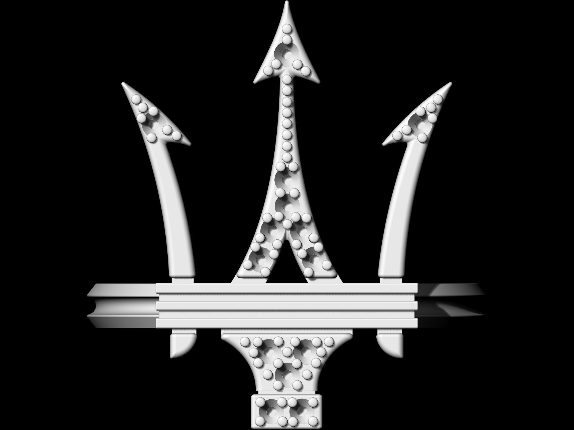 Poseidon Ring 3D print model_6