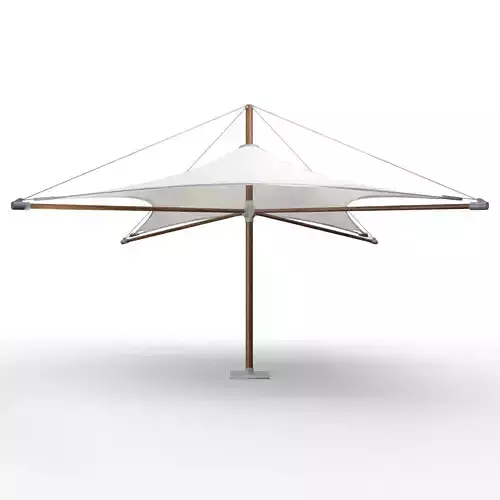 Umbrella outdoor terrace