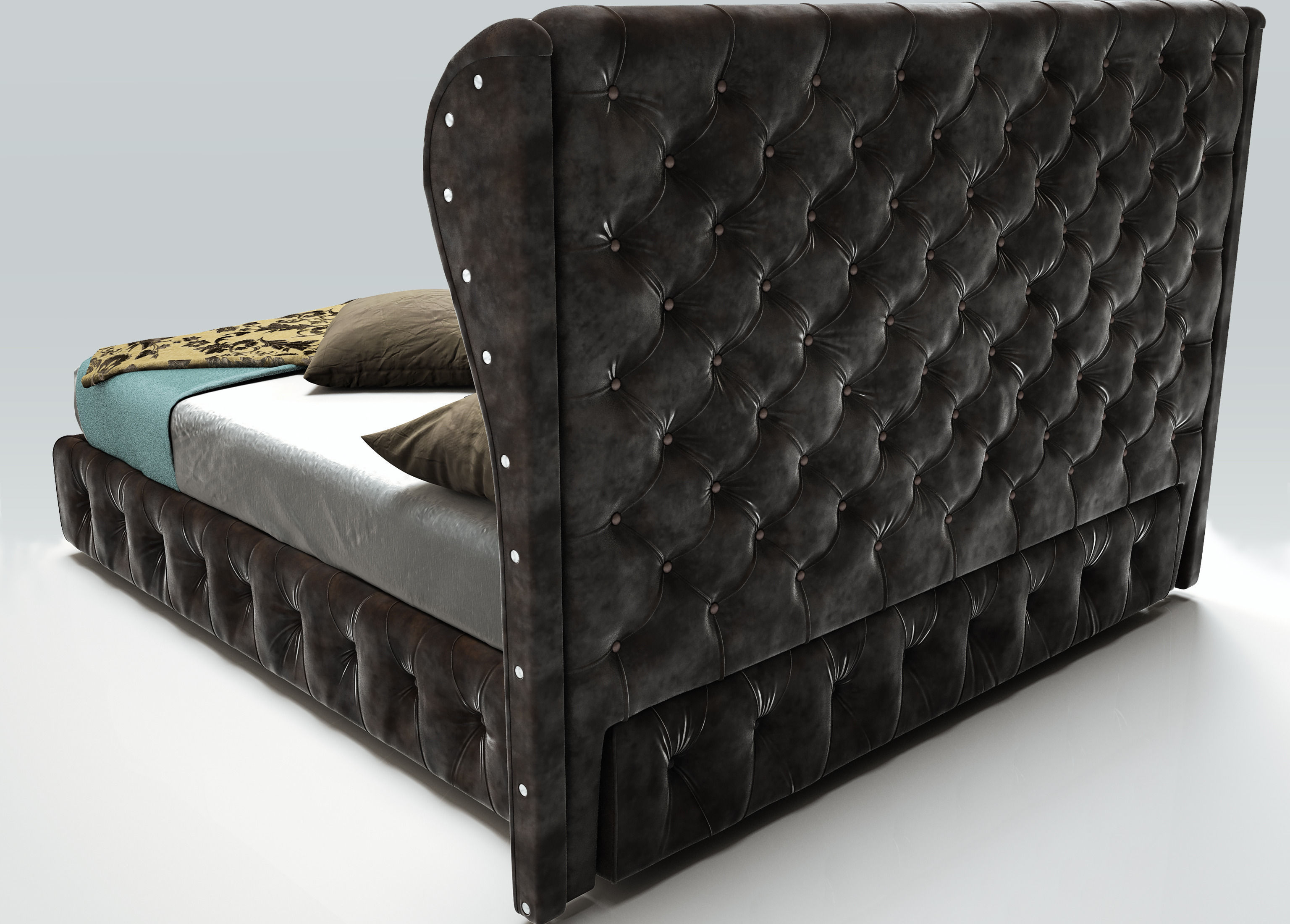 Rochebobois Maestro bed 3D model_7