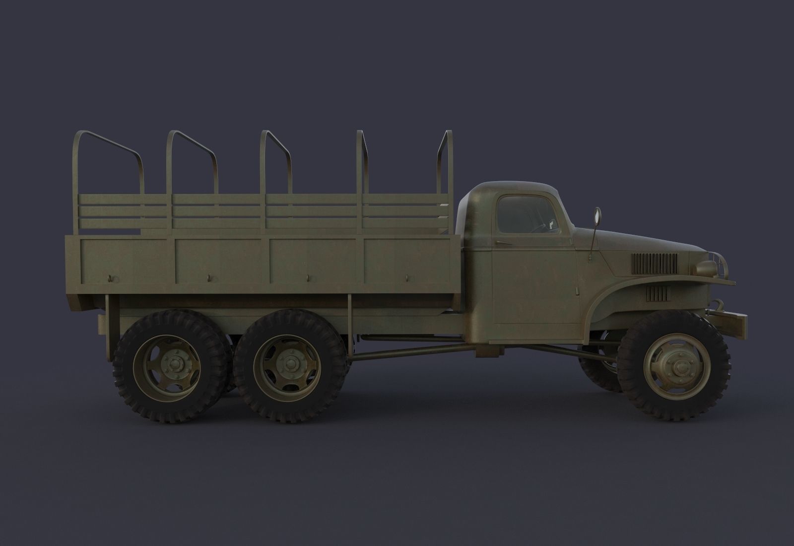 Military Truck 3D model_2