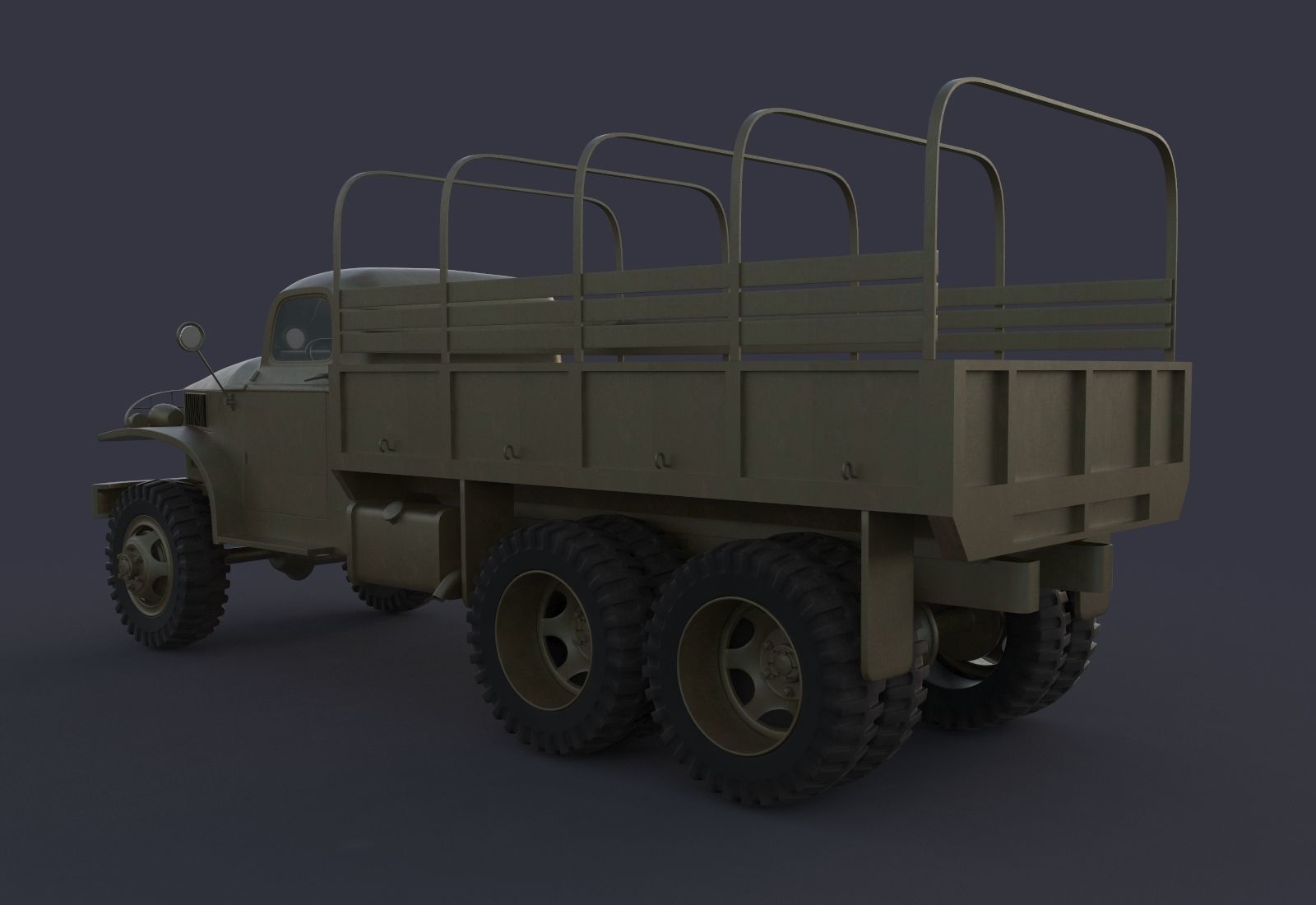 Military Truck 3D model_1