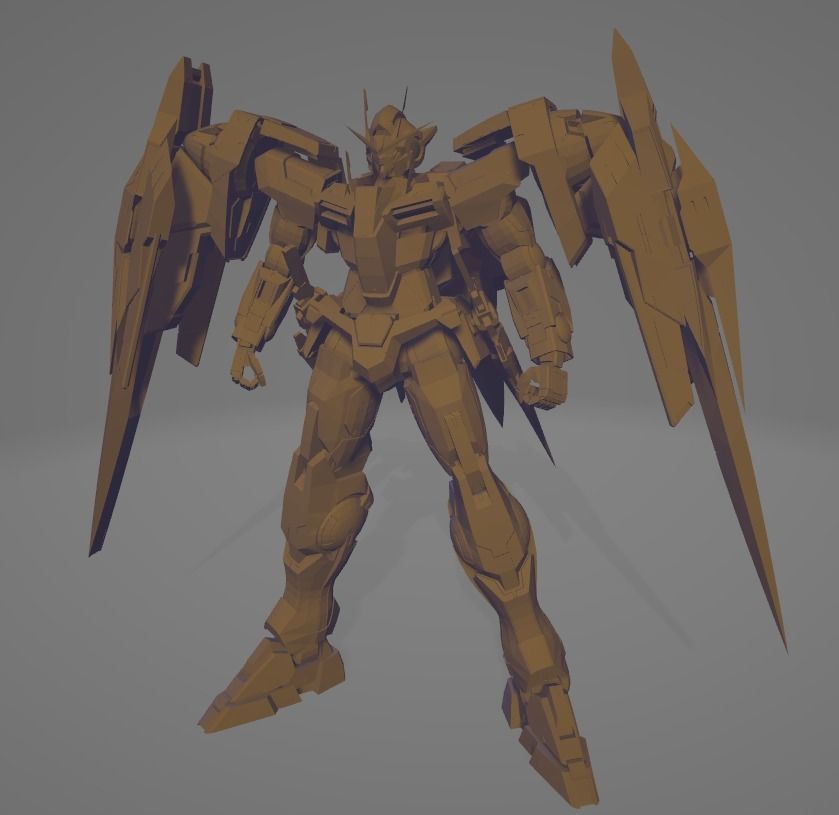 GunDam 00 Raiser 3D print model_2