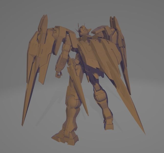 GunDam 00 Raiser 3D print model_3