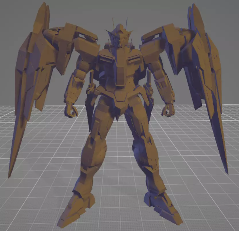 GunDam 00 Raiser 3D print model_0