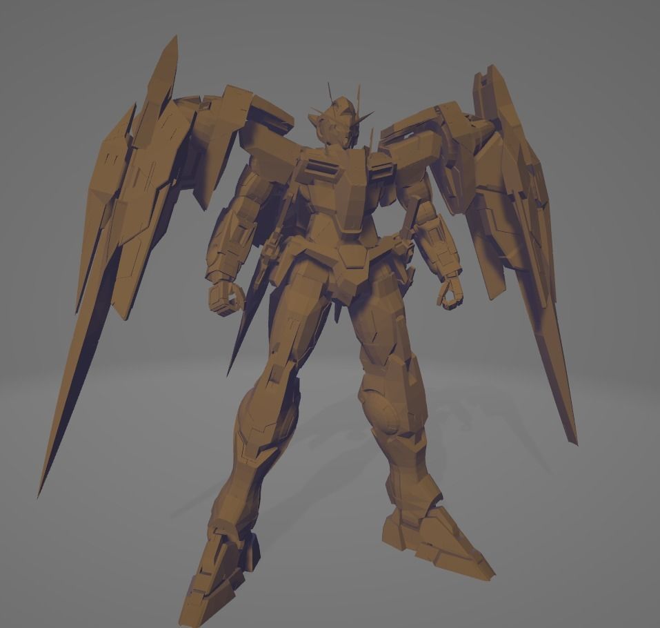 GunDam 00 Raiser 3D print model_1