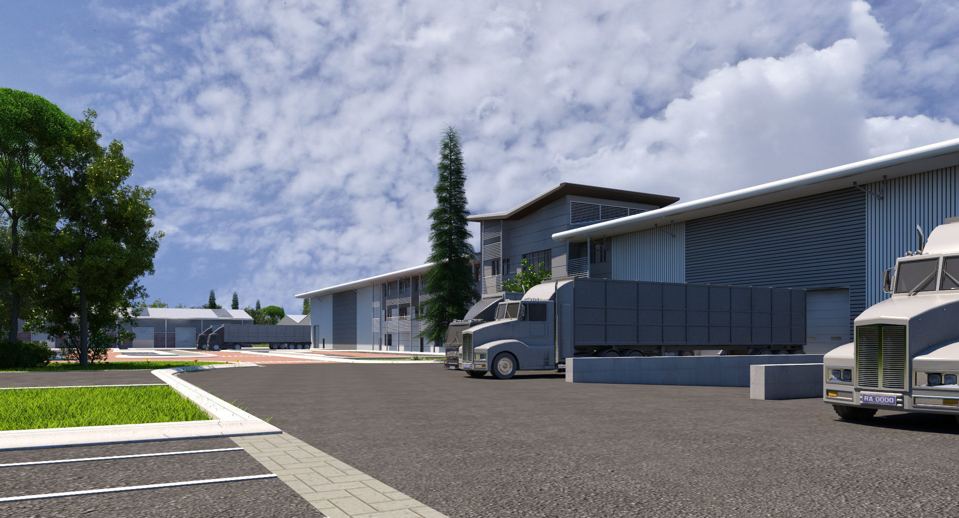Industrial Park 3D model_10