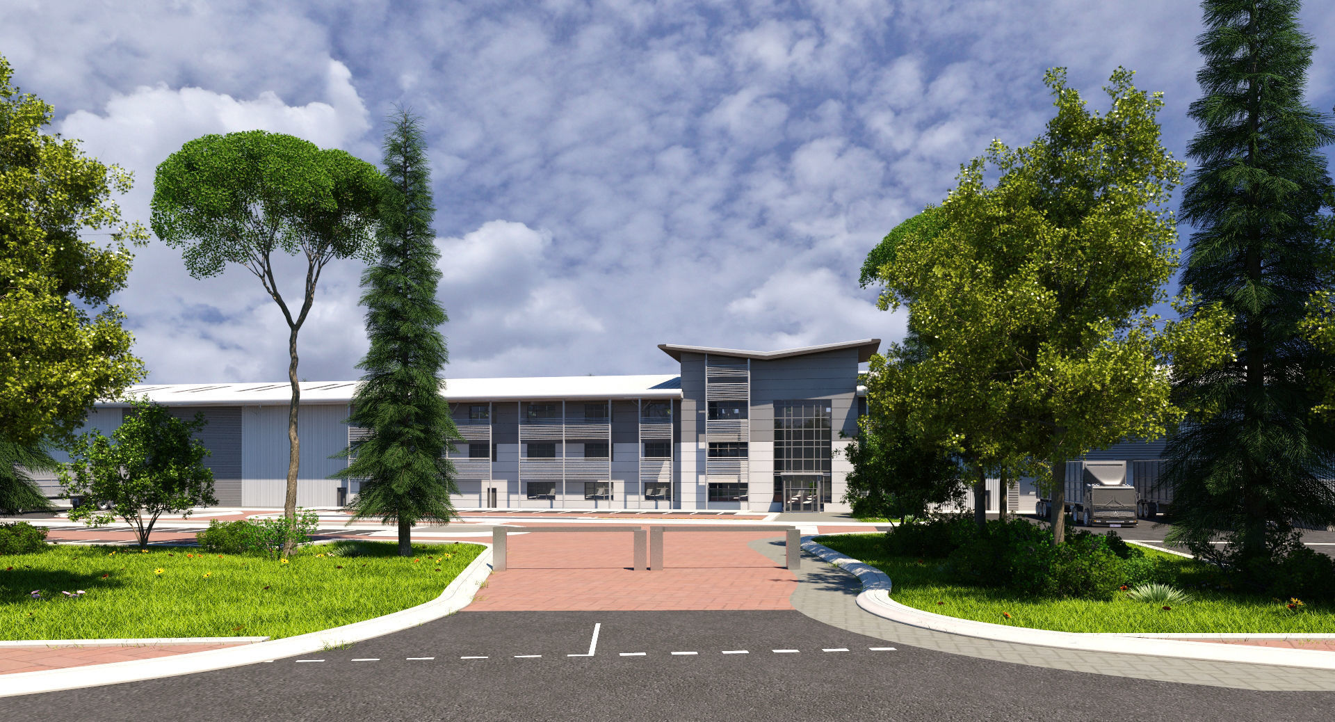 Industrial Park 3D model_1