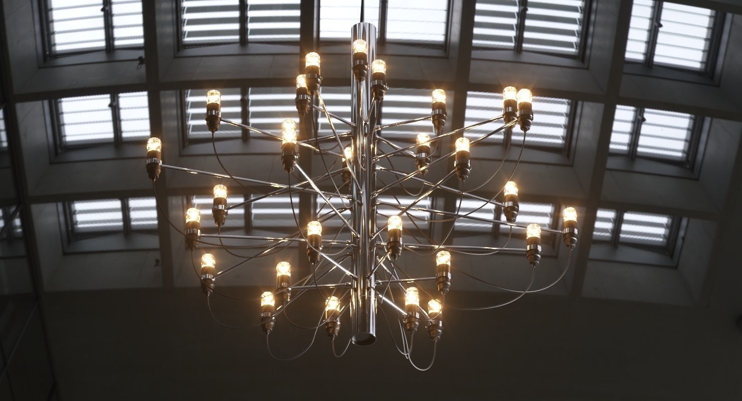 Flos lamp 2097-30 3D model_9