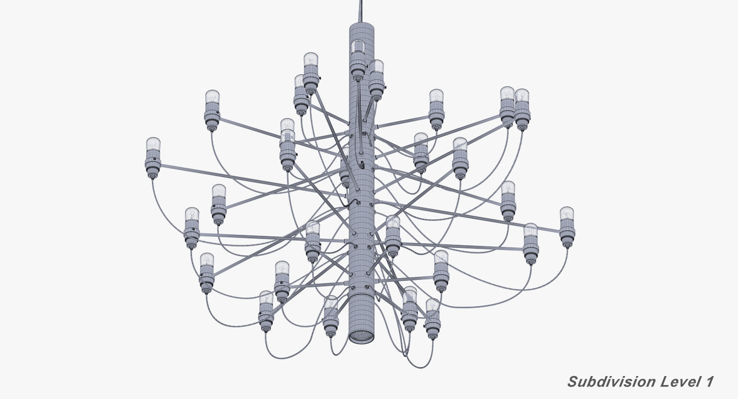 Flos lamp 2097-30 3D model_24