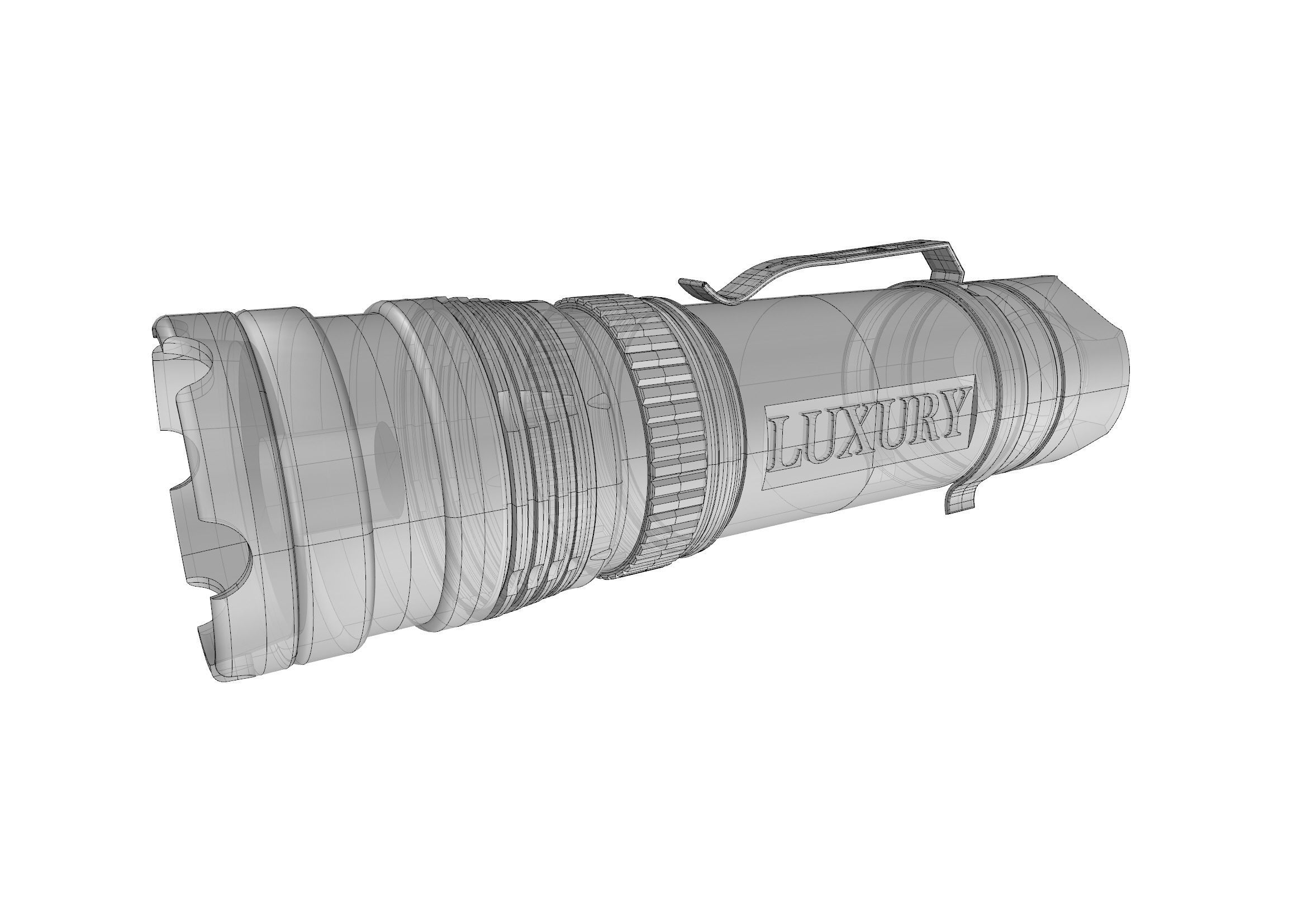 flashlight Free 3D model_8