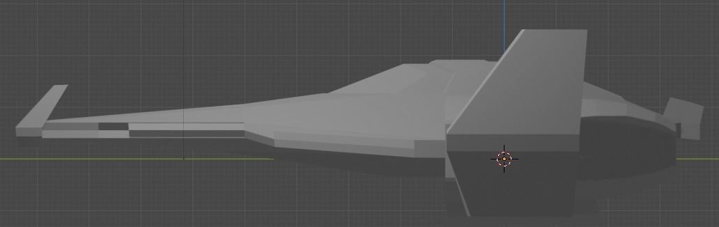 3d StarFighter star wars spaceship Low-poly 3D model_2