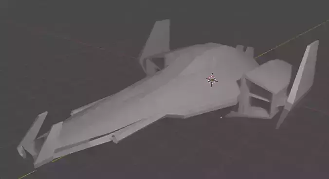 3d StarFighter star wars spaceship