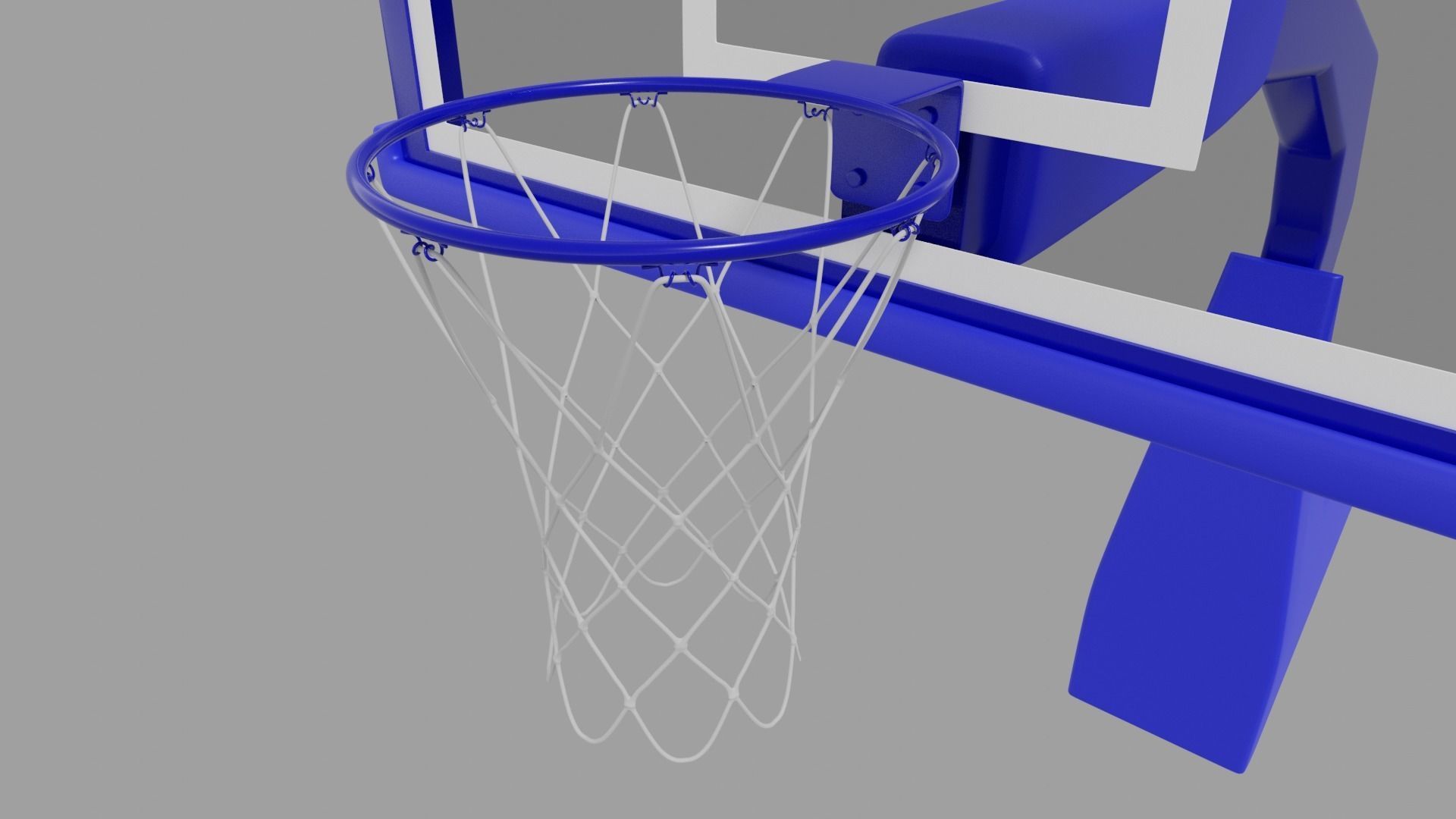 Basketball hoop 3D model_6
