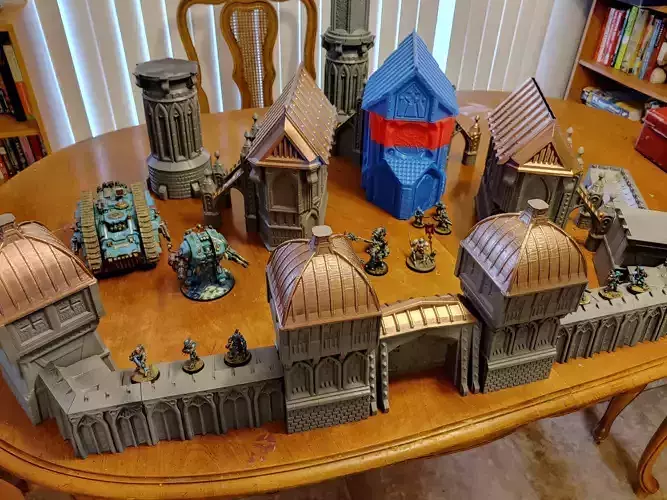 Vase Mode Terrain - Fortress Monastery 1 3D print model