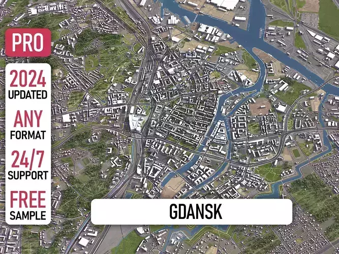 Gdansk - 3D City Model