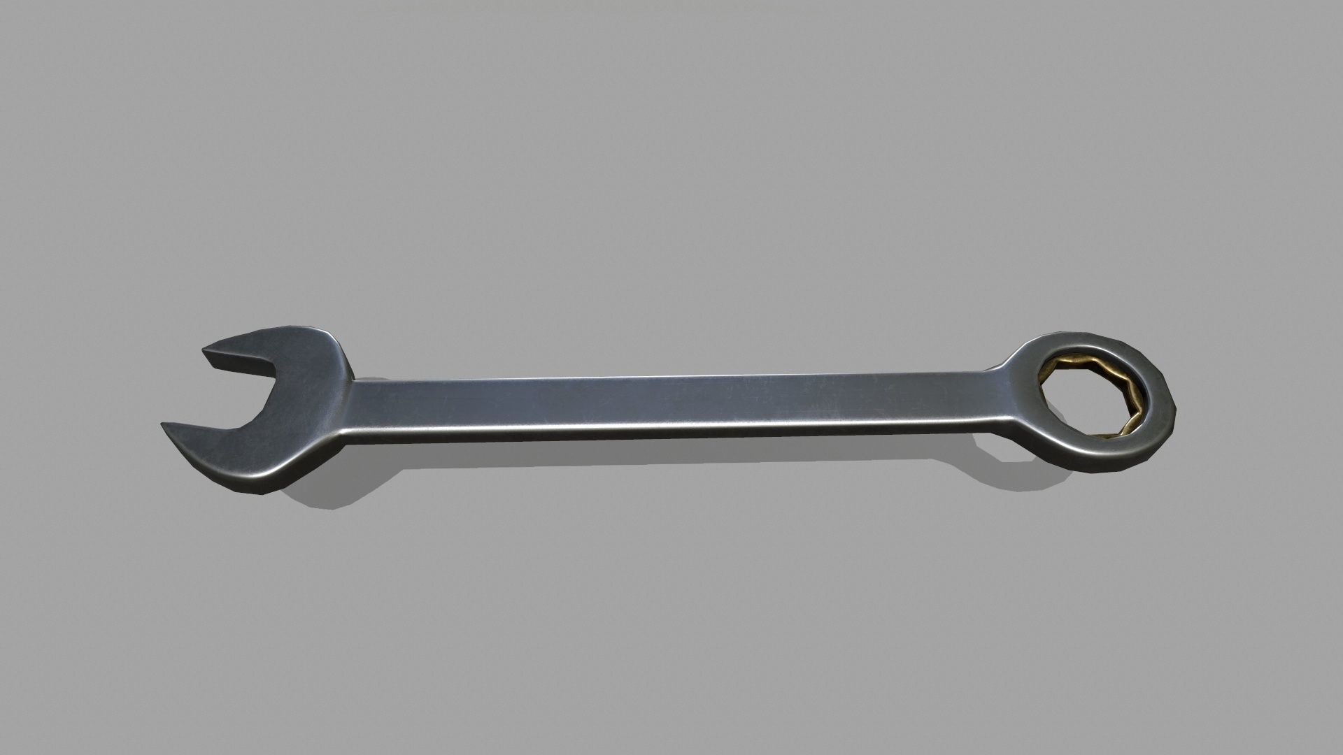 wrench Low-poly 3D model_5