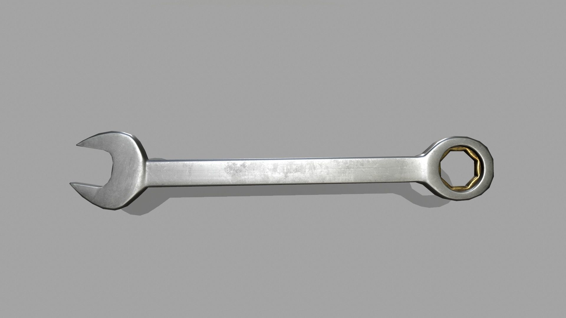 wrench Low-poly 3D model_6