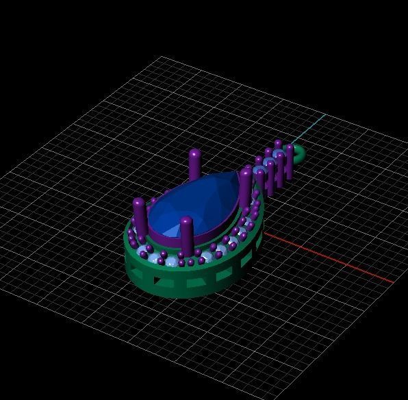 Pear Pendant 3D model_1