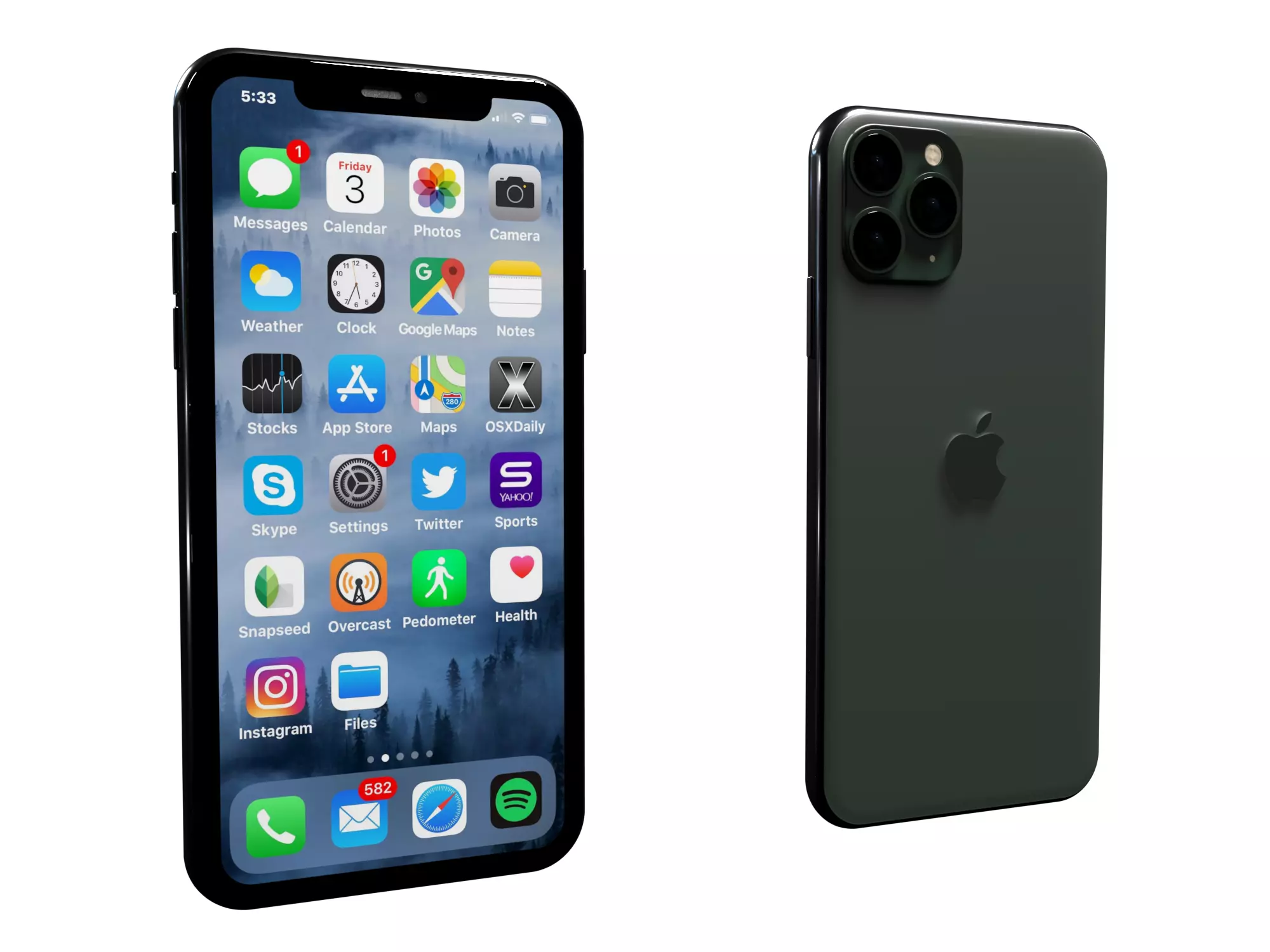 Iphone 11 pro 3D model