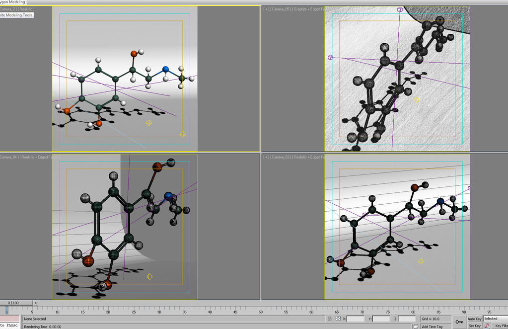 Molecule Adrenaline 3D model_10