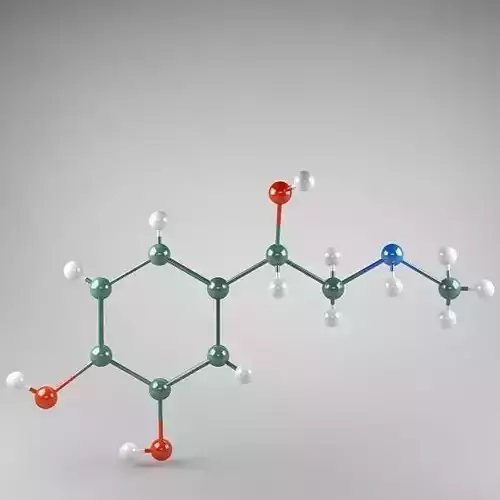 Molecule Adrenaline 3D model