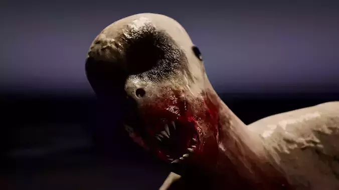 Realistic Game Character CAVE VAMPYR GAME READY