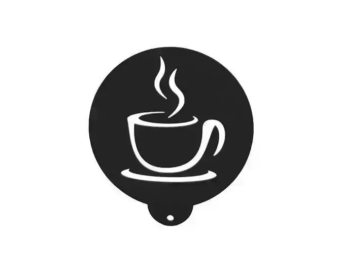 Coffee  Food stencil