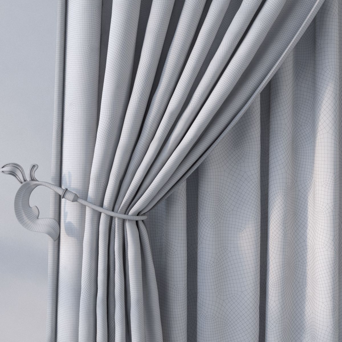 Curtain SP11 3D model_6