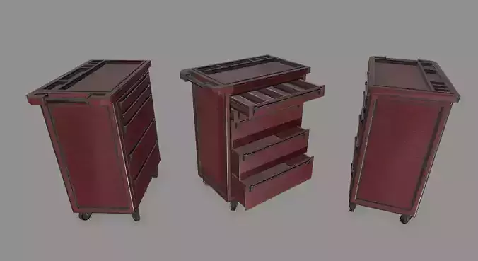 Cupboard cabinet with drawers