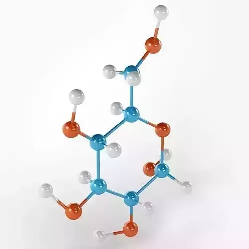 Molecule Glucose 3D model