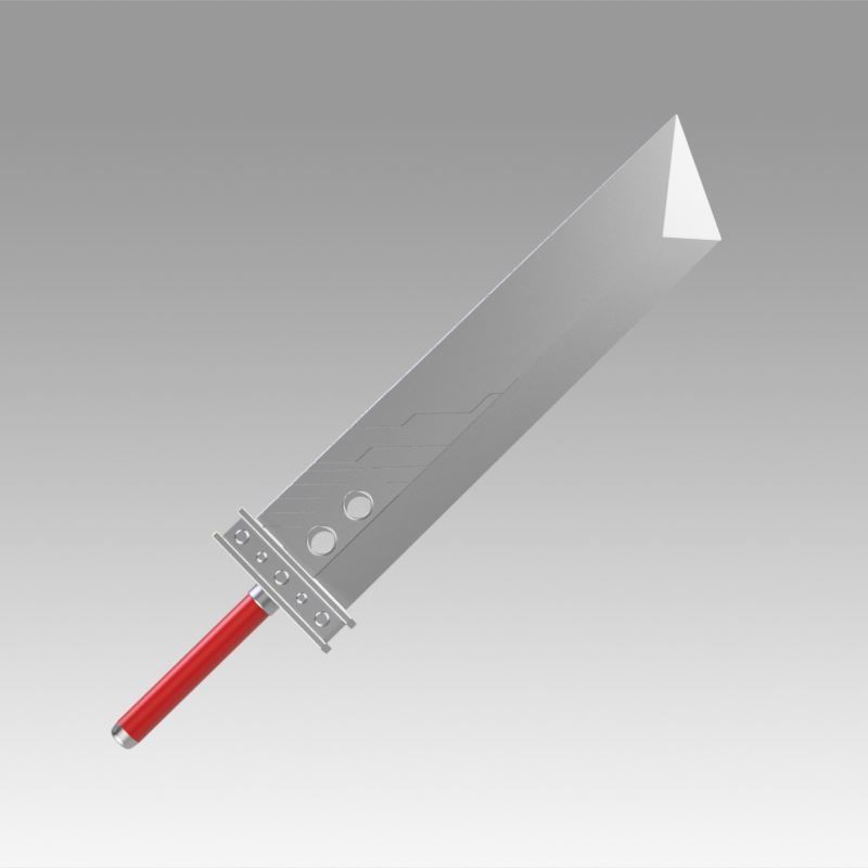 Final Fantasy VII FF7 Cloud Strife Sword