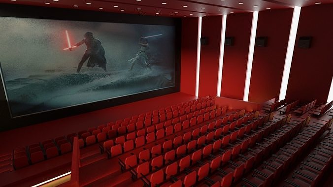 Movie Theater 3D model