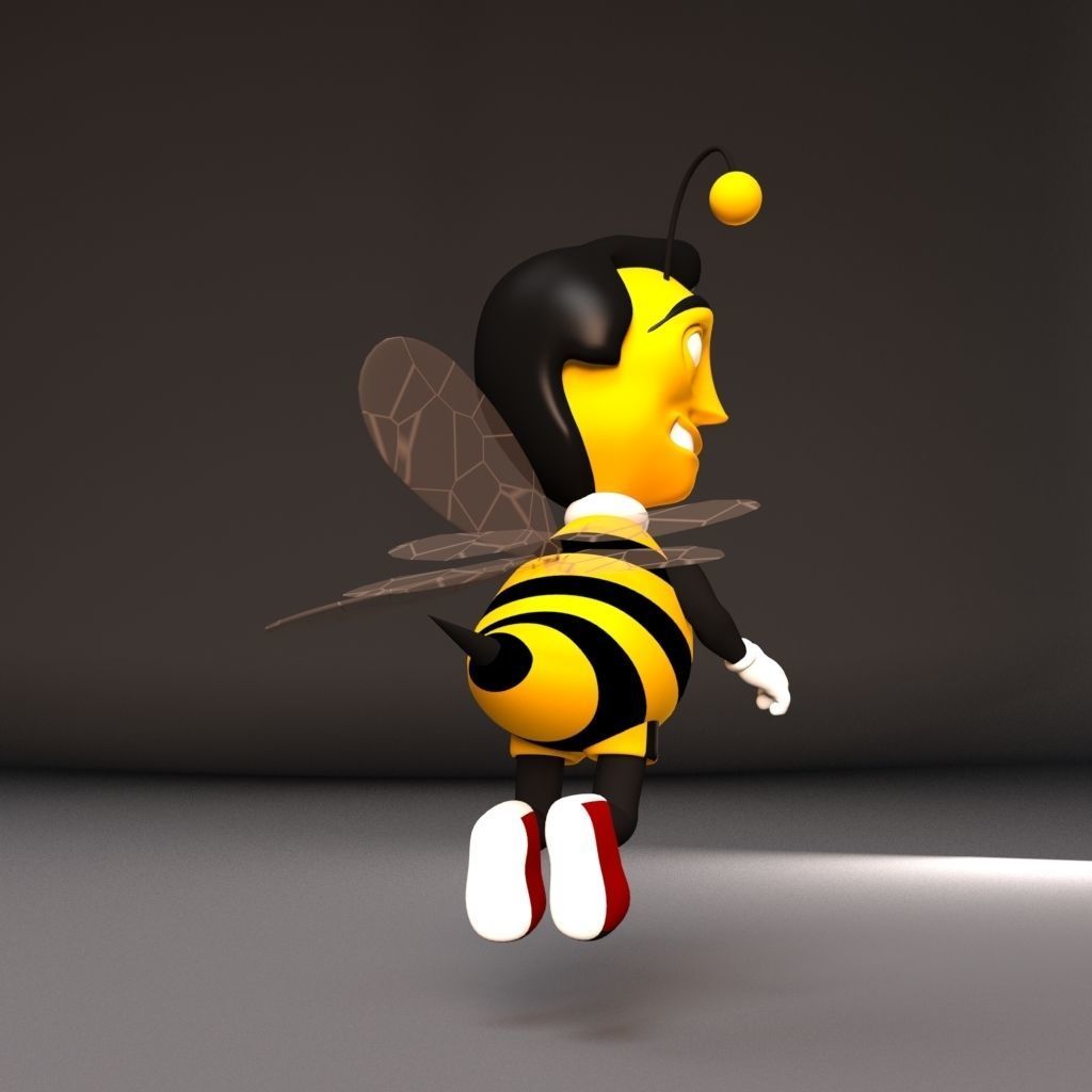 Cartoon Drone 3D model_4