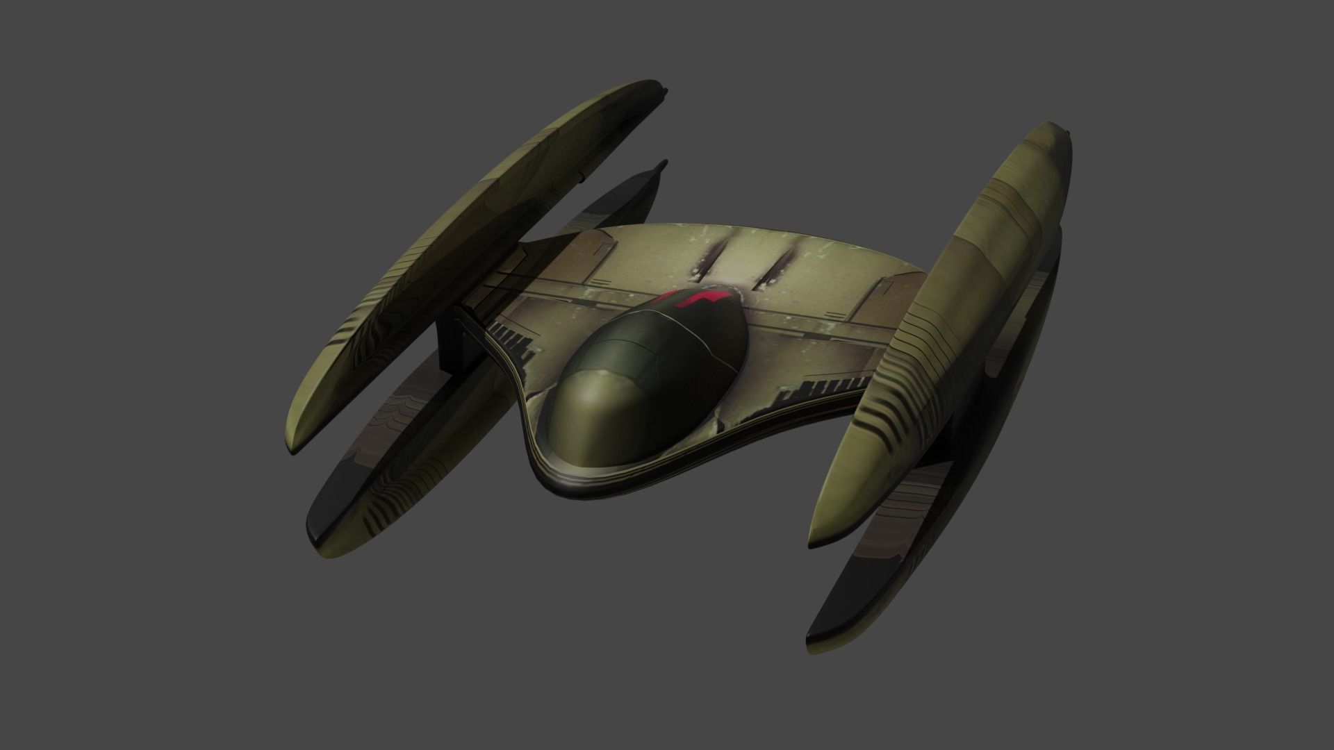 Star Wars - Vulture Droid 3D model_3