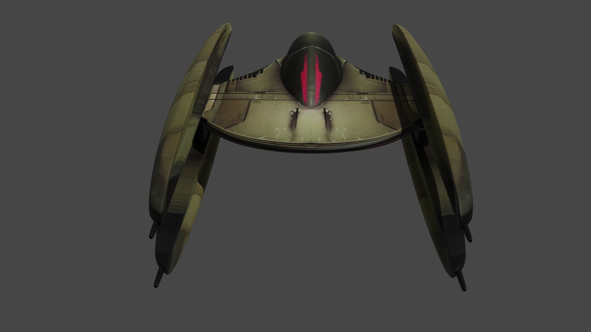 Star Wars - Vulture Droid 3D model_1