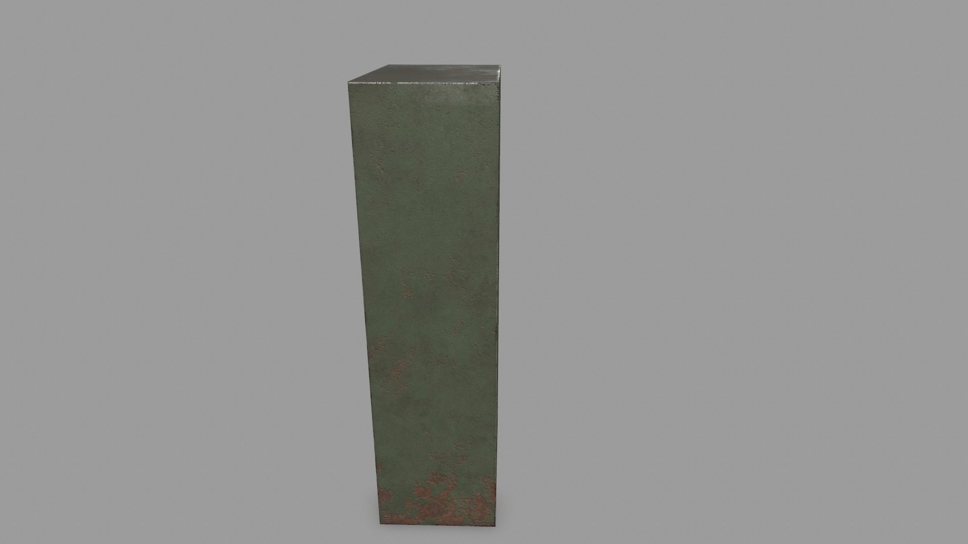 Cabinet metal filing Low-poly 3D model_5