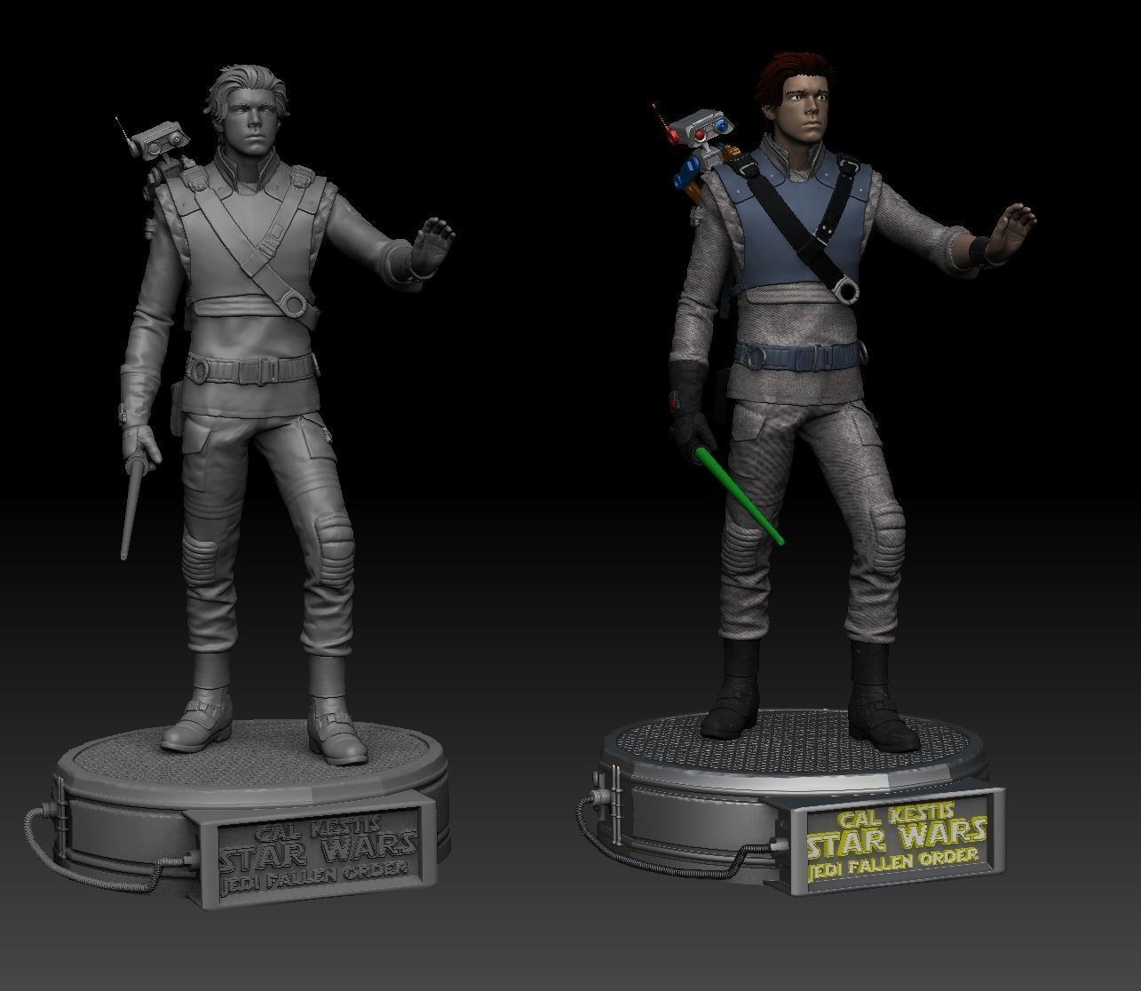 Star Wars  Jedi Fallen Order  Cal Kestis jedi padawan  3D print model_1