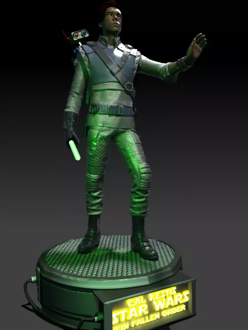 Star Wars  Jedi Fallen Order  Cal Kestis jedi padawan  3D print model_0