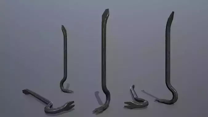 Crowbar long metal stick