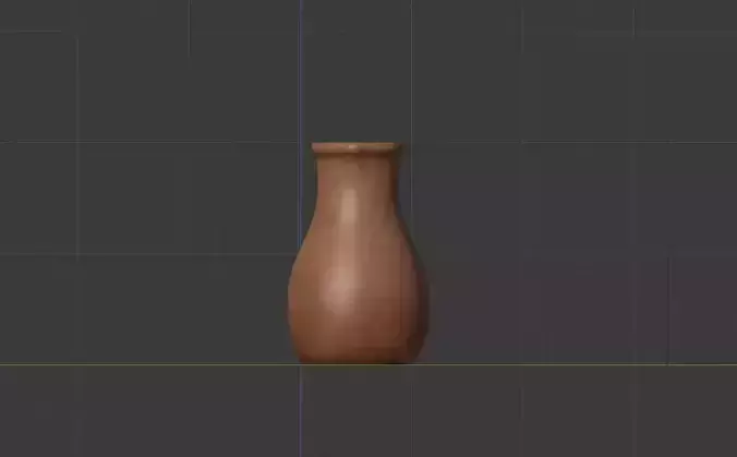 Clay Vase - Low Poly
