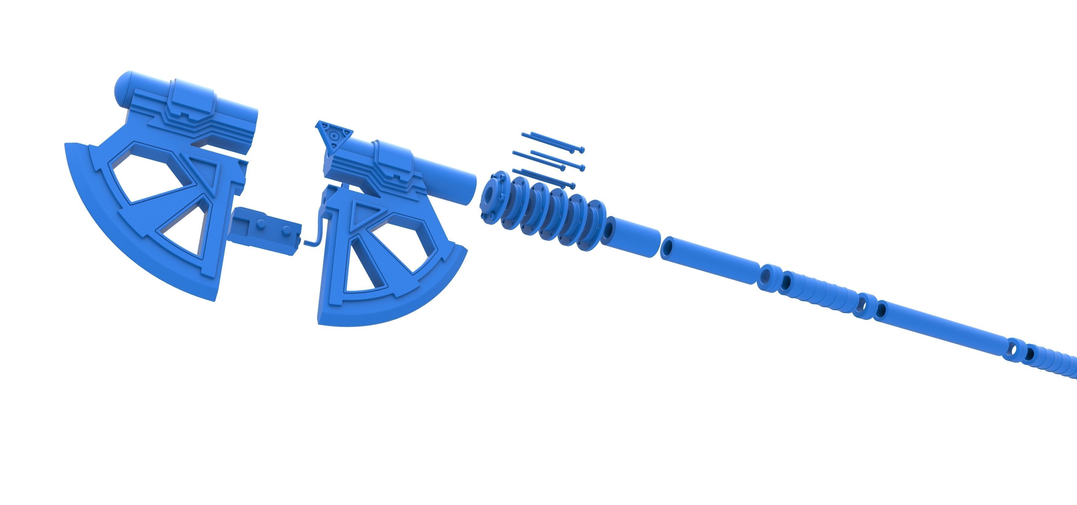 Axe of Aplek from the movie Star Wars Rise of Skywalker 3D print model_17