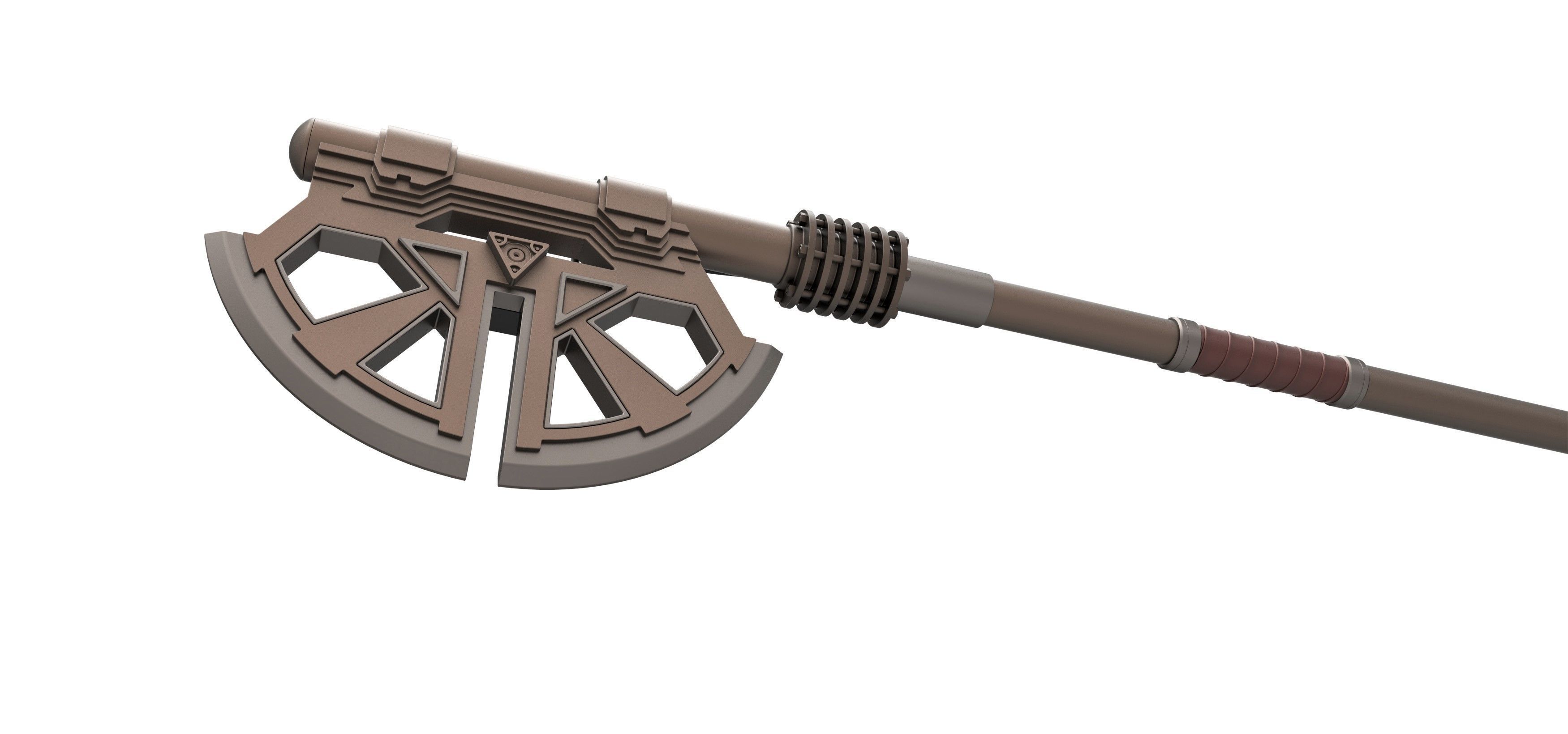 Axe of Aplek from the movie Star Wars Rise of Skywalker 3D print model_9