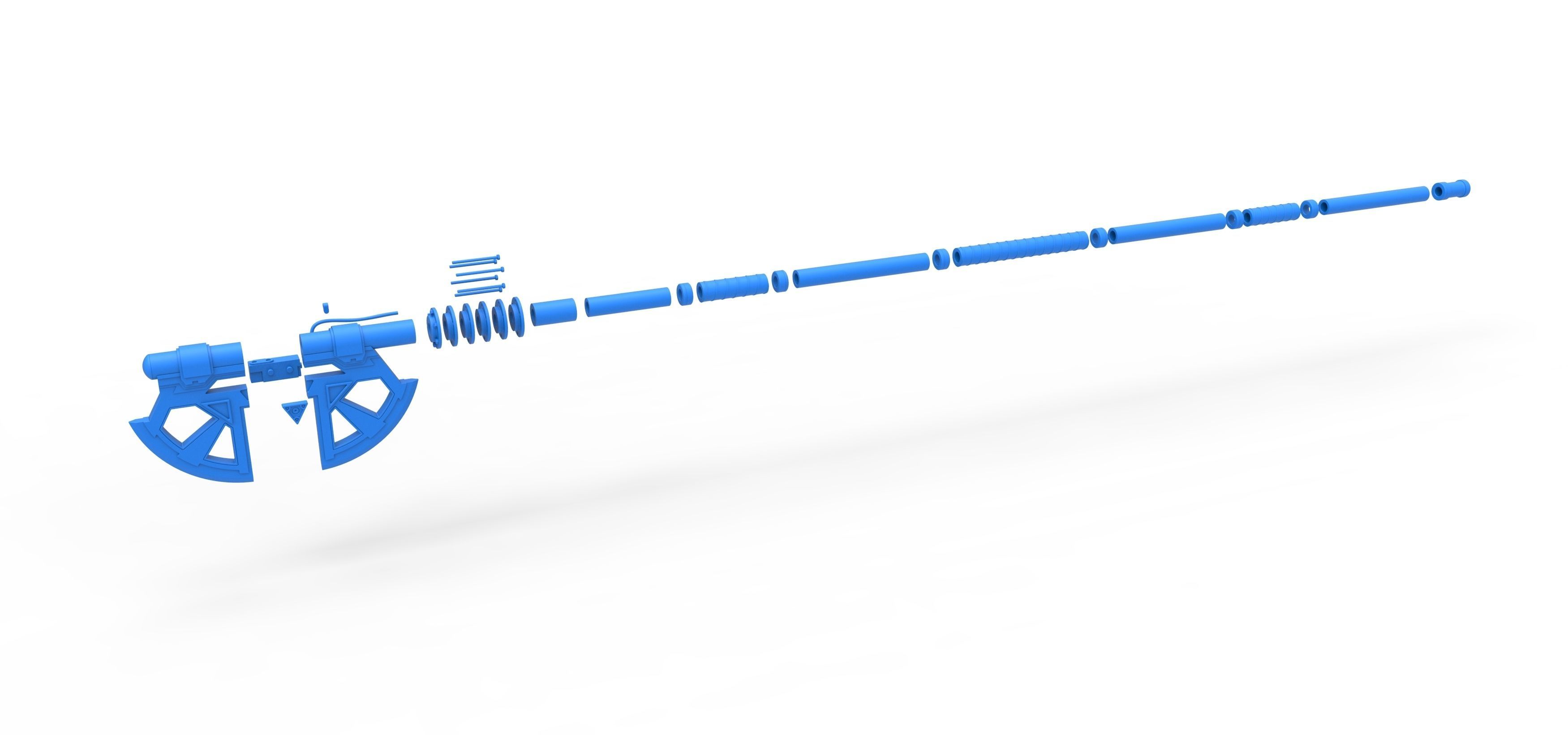 Axe of Aplek from the movie Star Wars Rise of Skywalker 3D print model_15