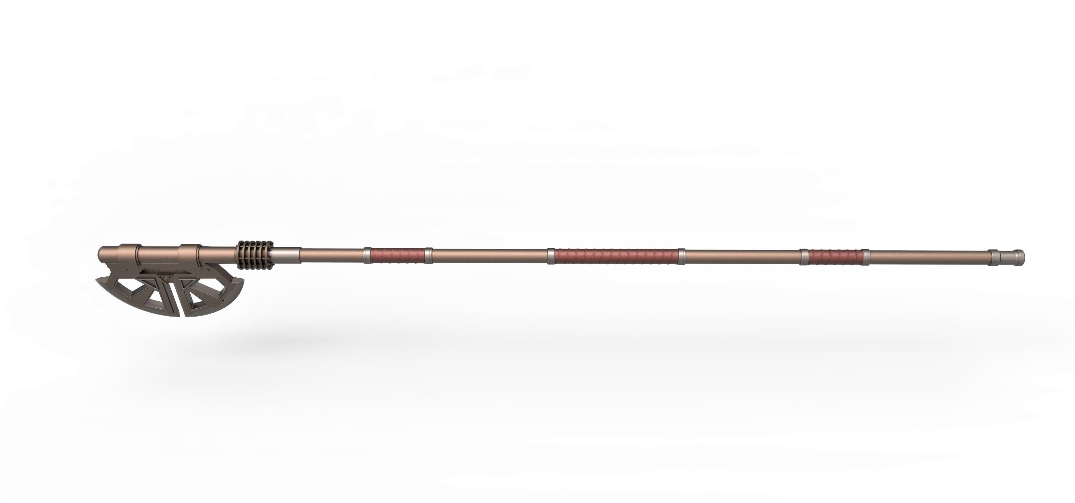 Axe of Aplek from the movie Star Wars Rise of Skywalker 3D print model_5