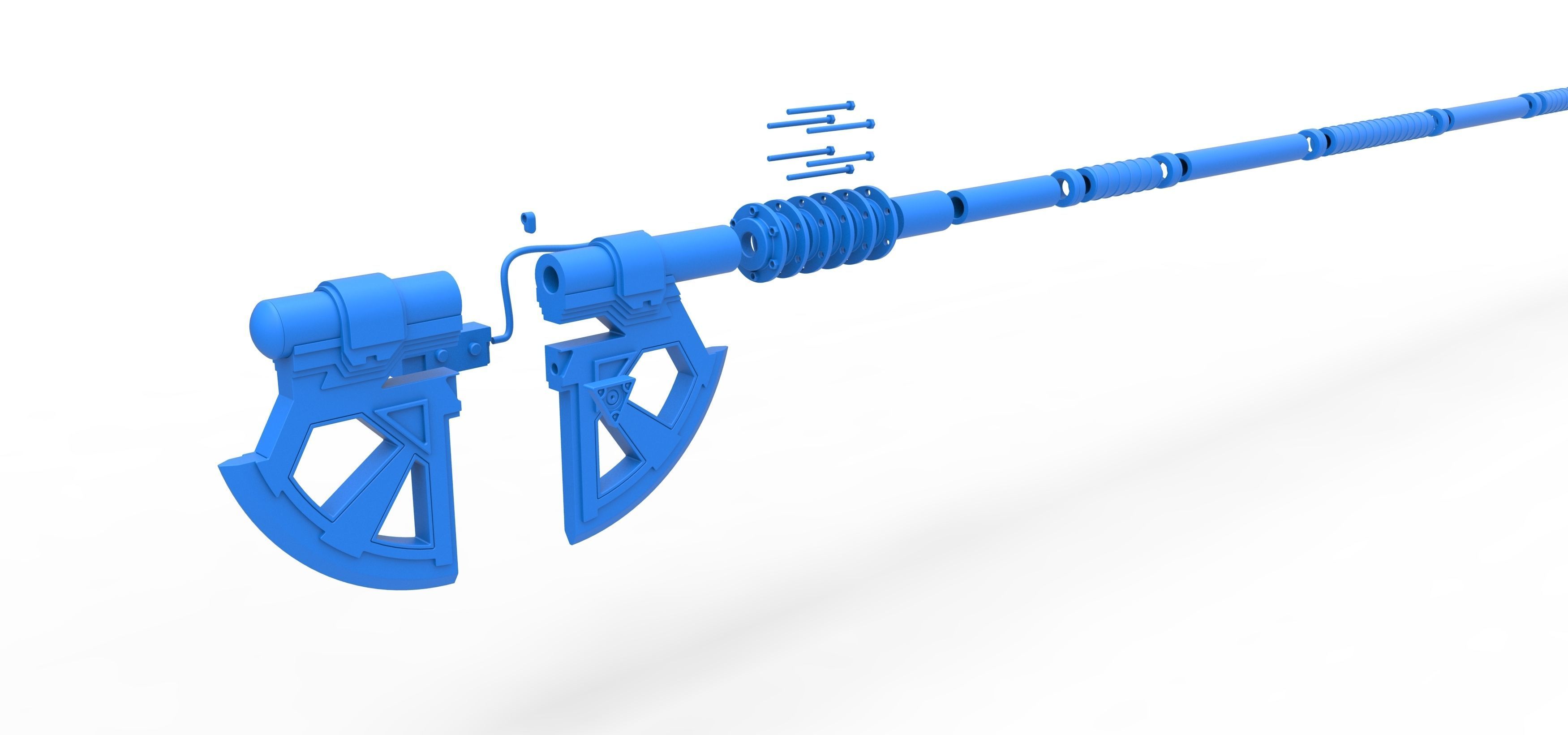 Axe of Aplek from the movie Star Wars Rise of Skywalker 3D print model_16