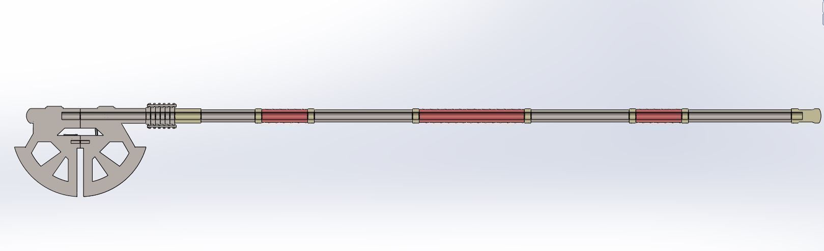 Axe of Aplek from the movie Star Wars Rise of Skywalker 3D print model_21