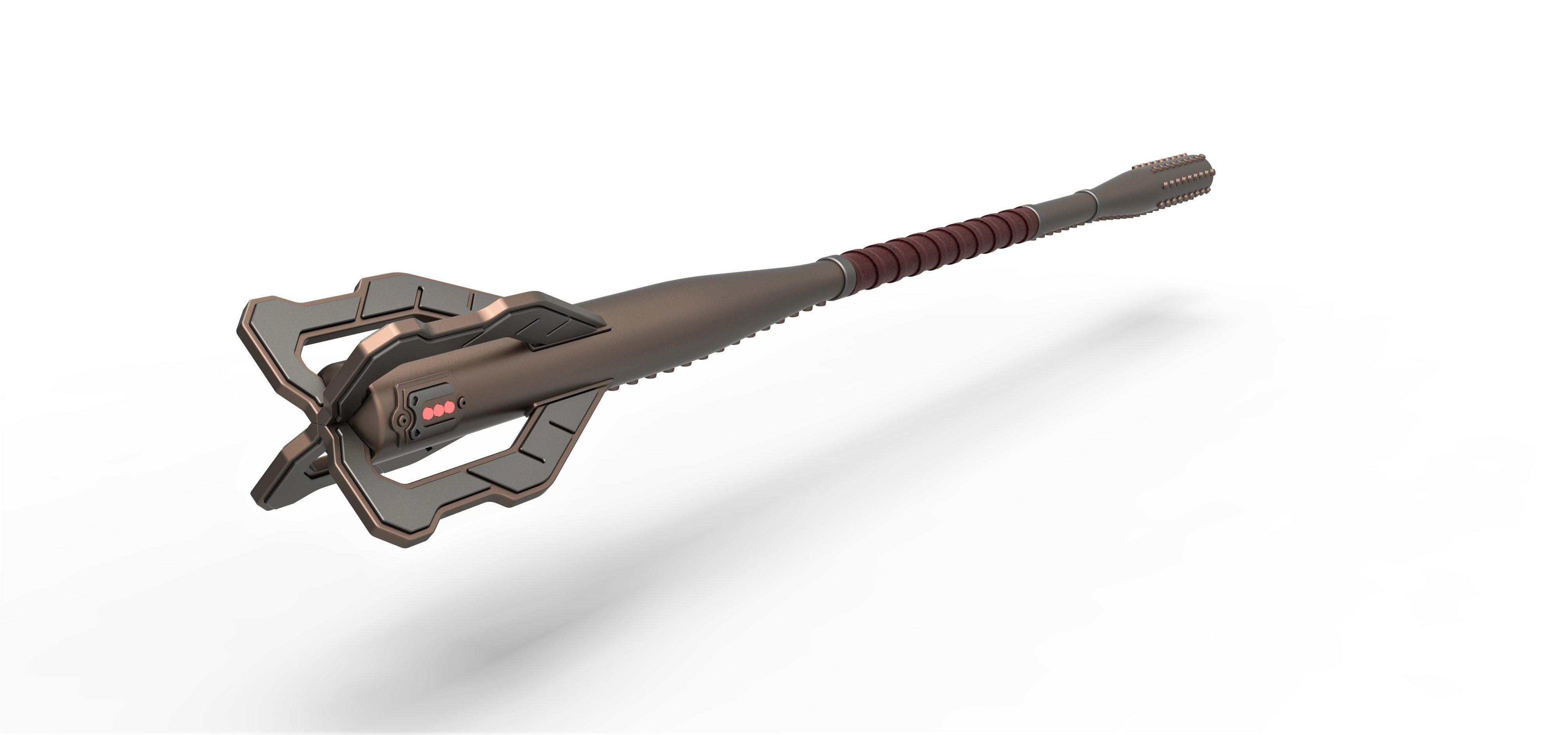 War club of Ushar from the movie Star Wars Rise of Skywalker 3D print model_2