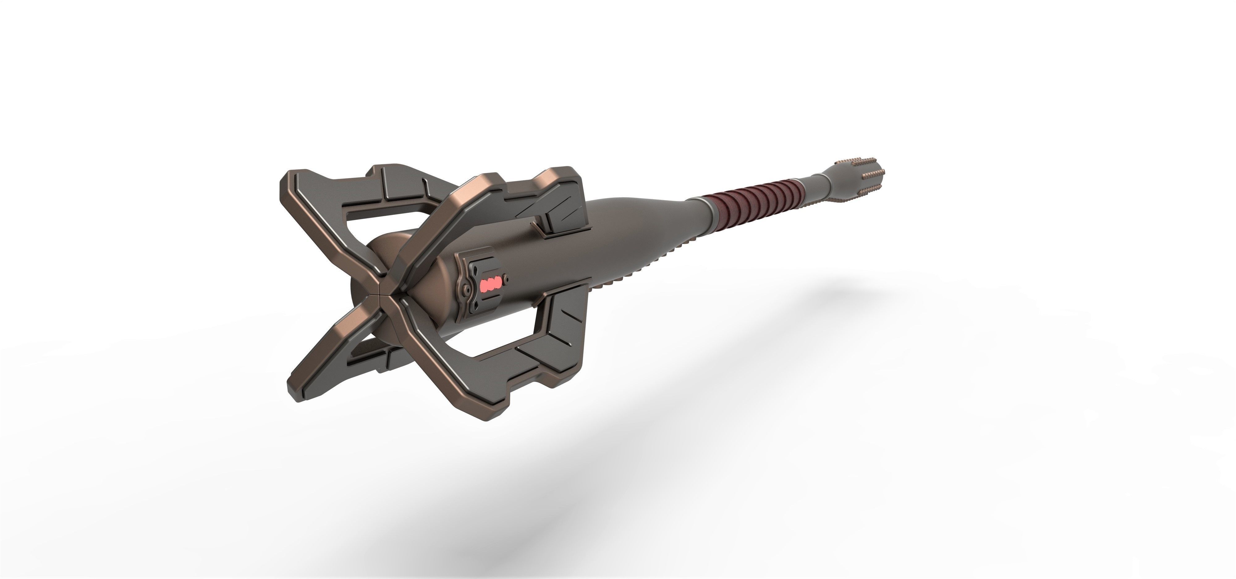 War club of Ushar from the movie Star Wars Rise of Skywalker 3D print model_3